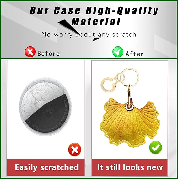 Leather Keychain Holder Case Compatible - Image 4