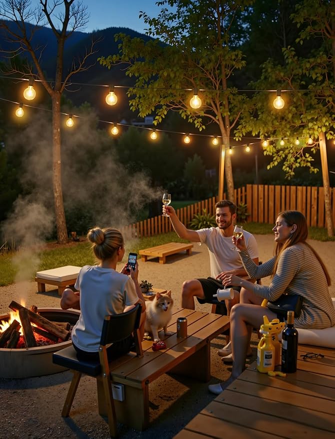 Larkvue 50FT Solar String Lights Outdoor - Image 9