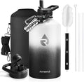 RAYMYLO One Gallon Water Bottle Insulated, Triple Walled Vacuum Stainless Steel by RAYMYLO