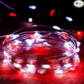 4-Pack Red and White Fairy Lights Battery Operated by EXF