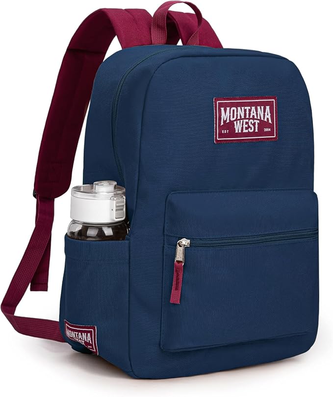 Montana West Backpack for Women Men 2 PCS Lightweight College Bookbags Casual - Image 3