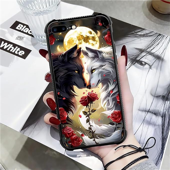 Case for iPhone 7 Plus/8 Plus, Soft Silicone Hard Acrylic for Shock Protection - Image 7