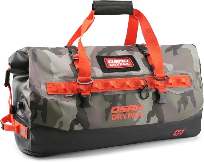 OSAH DRYPAK Waterproof Duffel Bag 25L/40L/60L – Heavy-Duty Motorcycle Tail Bag by OSAHDRYPAK