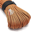 PSKOOK Survival Paracord Parachute Fire Cord Survival Ropes Red Tinder Cord PE by PSKOOK