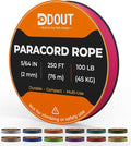 DDOUT 2mm Paracord 100lb, Thin Micro Paracord Rope, DIY Projects, Camping & by DDOUTOutdoor