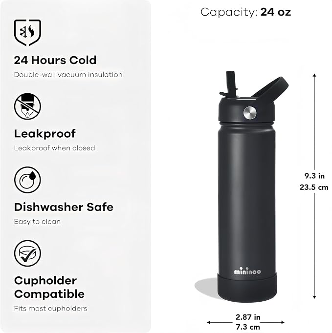 Insulated Stainless Steel Water Bottle - Image 3