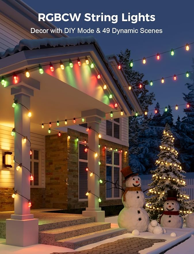 XMCOSY+ 48FT Smart Outdoor String Lights - Image 3