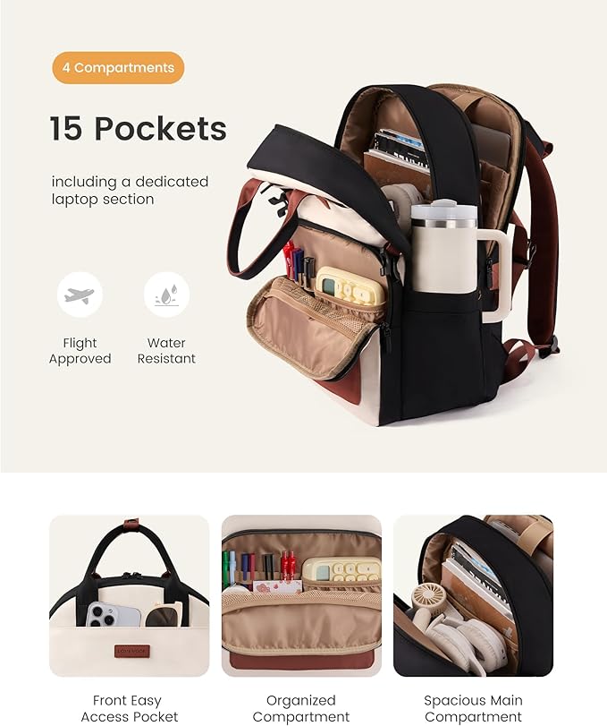 LOVEVOOK Laptop Backpack for Women - Image 4
