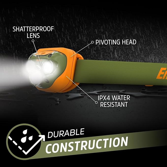 Energizer LED Headlamp PRO, IPX4 Water Resistant Headlamps, High-Performance - Image 8