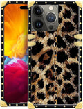 Compatible with iPhone 15 Pro Case, Seamless Gold Chain Leopard Luxury Golden by Unknown