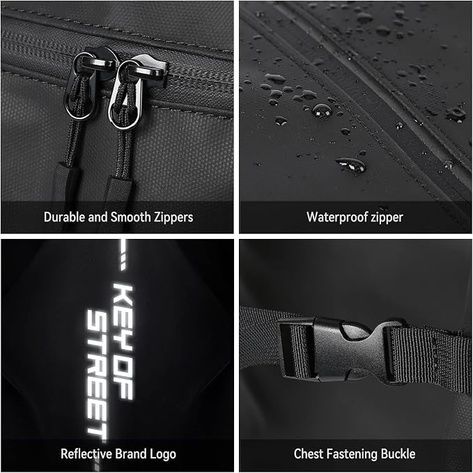 Motorcycle Backpack, waterproof helmet backpack - Image 7