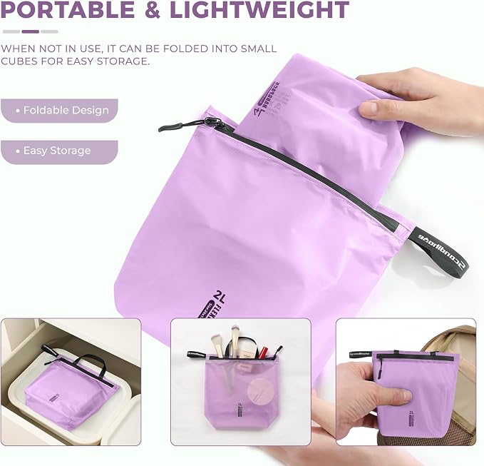 Travel Laundry Bag Ultralight Waterproof Washable Wet Dry Bag - Image 8