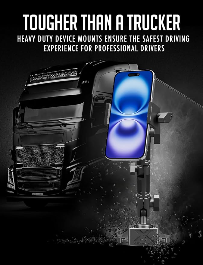 Bracketron HD Phone Dock PRO Dash and Window Metal Clamp Mount, Phone Holder - Image 9