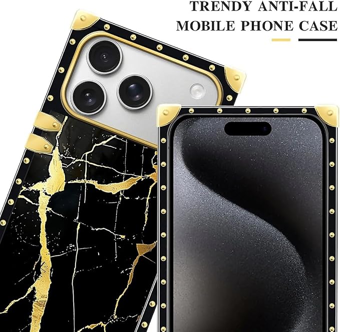 for iPhone 17 Pro Case Luxury Golden Decoration - Image 4