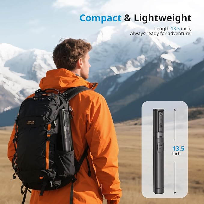 Fuloview Auto Face Tracking Tripod, 360° Rotation Follows Your Movement - Image 7