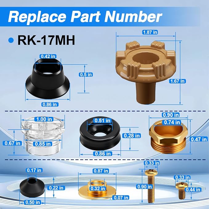 Outside Wall Faucet Repair Kit Compatible - Image 7