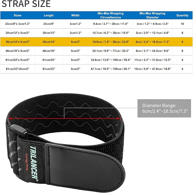 Trilancer Elastic Cinch Straps - Image 3