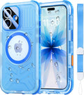 SPIDERCASE Magnetic for iPhone 17 Case Waterproof, 12FT Military Shockproof by SPIDERCASE