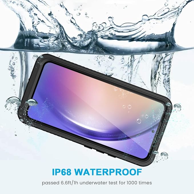 Lanhiem for Samsung Galaxy A54 5G Phone Case, IP68 Waterproof Dustproof - Image 4