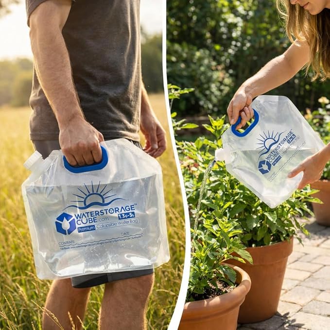 WaterStorageCube Premium Collapsible Water Container Bag, BPA Free Food Grade - Image 7