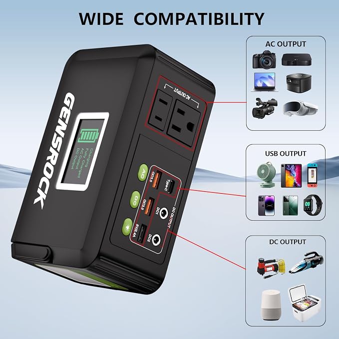 GENSROCK Portable Power Bank, 000mAh Portable Laptop Charger - Image 3