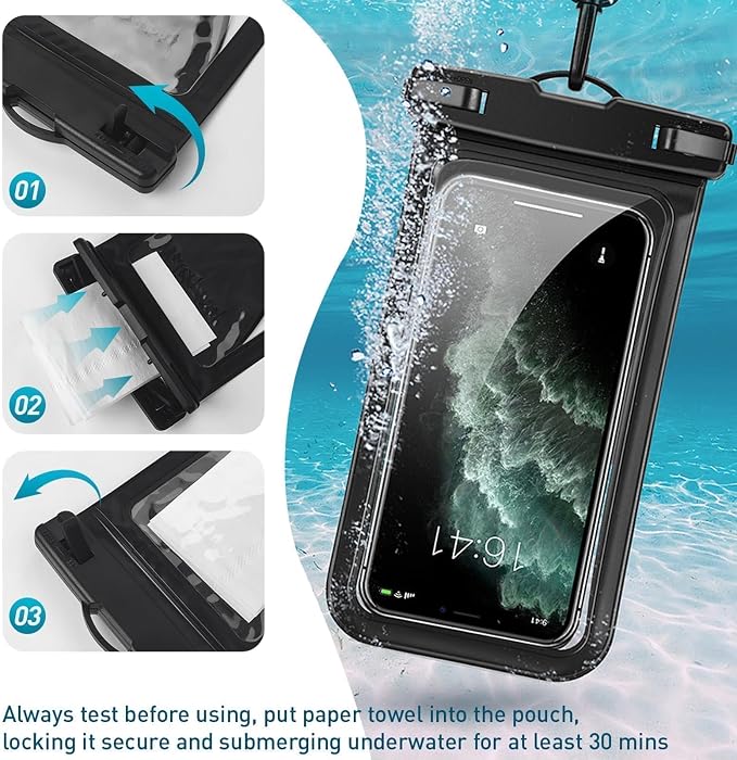 Universal Waterproof Phone Case, - Image 5