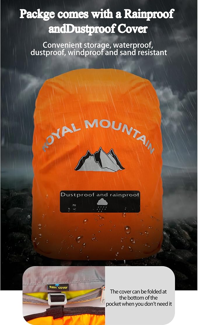Hiking Backpack 30L Foldable Travel Daypack - Image 6