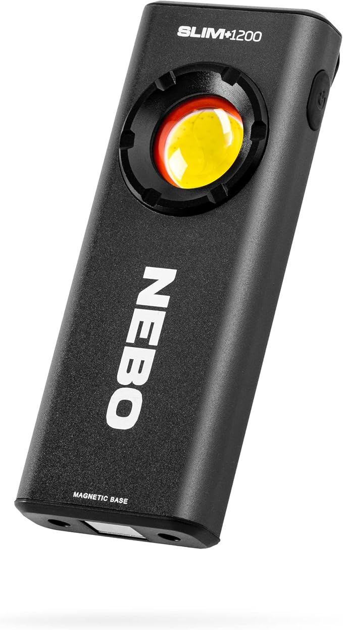 NEBO Slim+ 1200 Pocket Light | USB-C Rechargeable 1200 Lumen Pocket Light by NEBO