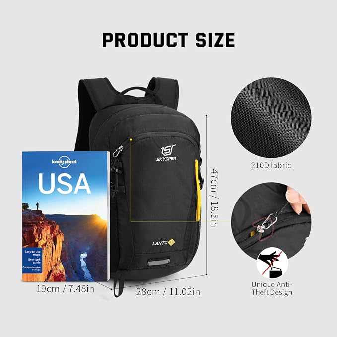 SKYSPER Small Hiking Backpack, 20L/30L Lightweight Travel Backpacks Hiking - Image 6