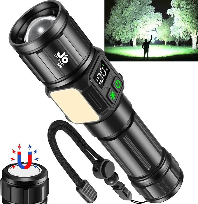 JAY-PARK Flashlights High Lumens, Rechargeable Flashlight 100000 Lumens - Image 9