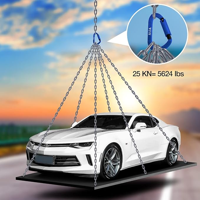 FVW Auto Locking Rock Climbing Carabiner Clips, Professional 25KN Heavy Duty - Image 4