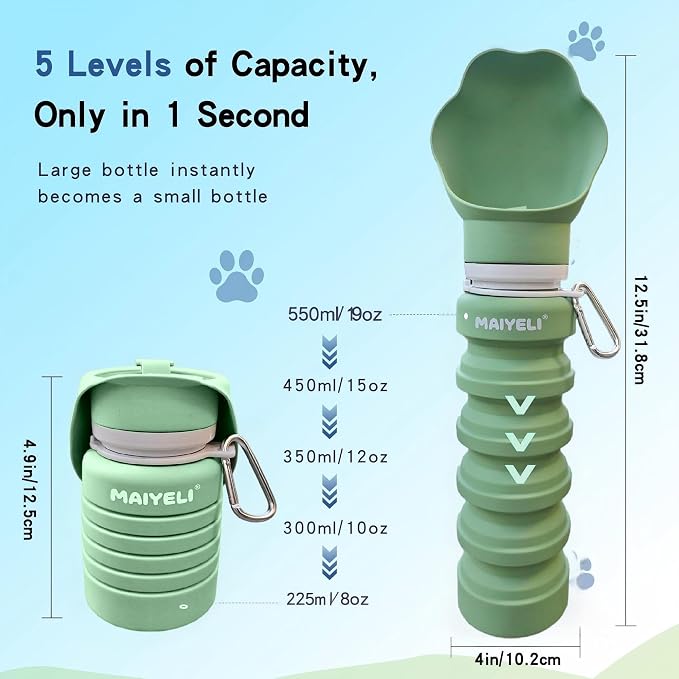 Collapsible & Portable Dog Water Bottle - Image 2