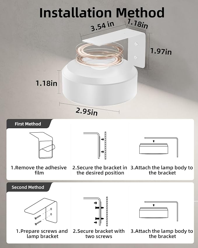 EZVALO Picture Lights for Wall, 2000mAh Rechargeable Battery Magnetic Poster - Image 9