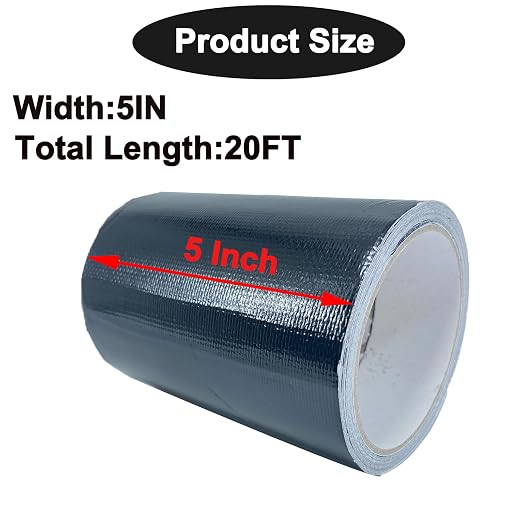 Waterproof Repair Tape for Awning, 5IN x 20FT Outdoor Canvas Tarp Repair Tape - Image 4
