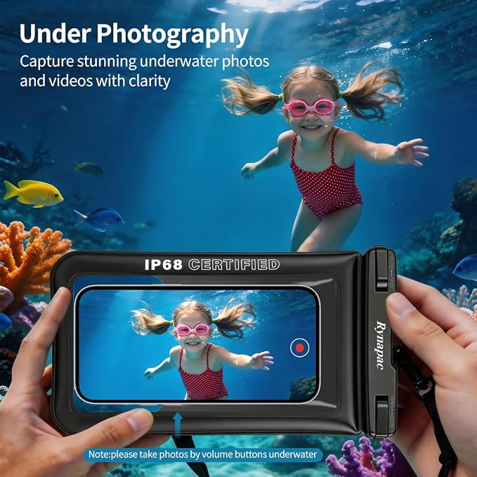 Waterproof Phone Pouch Floating 2 Pack, IP68 Waterproof Phone Case - Image 4