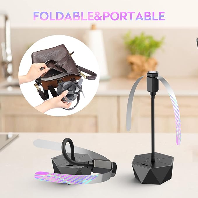 PIMAG Fly Fans for Tables, Fly Repellent Fan Outdoor Indoor Keep Flies Away - Image 4