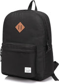 VASCHY Lightweight Backpack for School, Classic Basic Water Resistant Casual by Vaschy