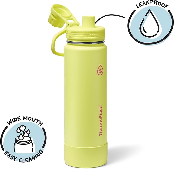 ThermoFlask 24 oz Double Wall Vacuum Insulated Stainless Steel Water Bottle - Image 3