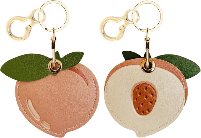 Leather Keychain Holder Case Compatible by BORKUANA