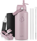 BUZIO 32 oz Water Bottle Insulated, Leakproof Stainless Steel Flask, Wide Mouth by BUZIO