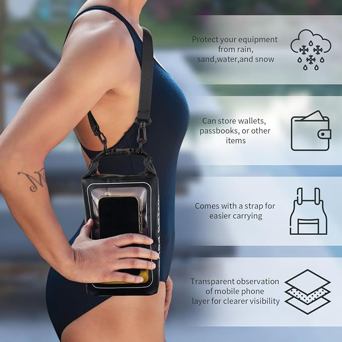 IP68 Waterproof Dry Bag, 2L - Image 3