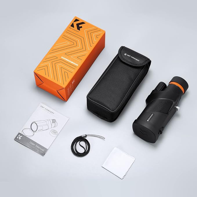 K&F Concept® IP68 10 Meters Waterproof 12X50 Monocular Telescope - Image 8