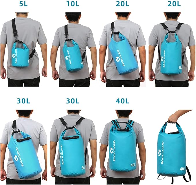 ROCK CLOUD Dry Bag Waterproof 10L Dry Sack - Image 3
