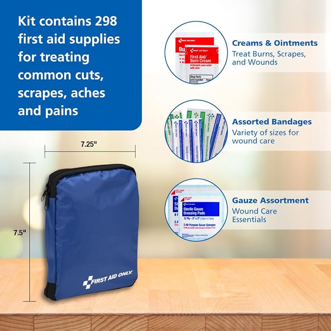 First Aid Only 298 Piece All-Purpose Emergency First Aid Kit - Image 5
