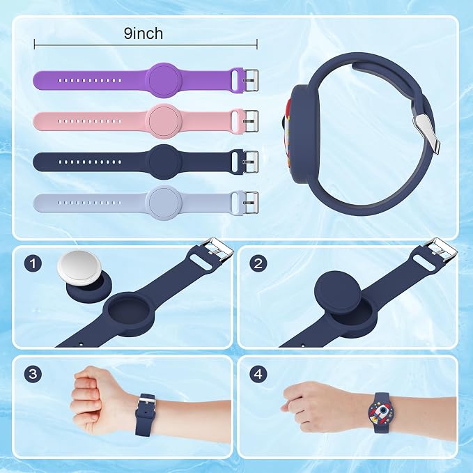 Waterproof Air tag Bracelets for Kids - Image 4