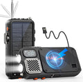 Emergency Radio&22000mAh Solar Power Bank, FM NOAA Weather Radio, Portable Hand by Unknown