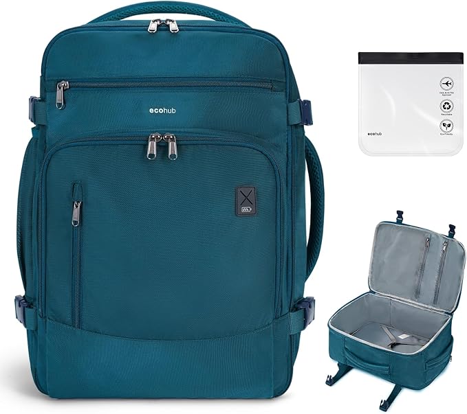 ECOHUB Travel Backpack for Women, Laptop Carry on Backpack by ECOHUB