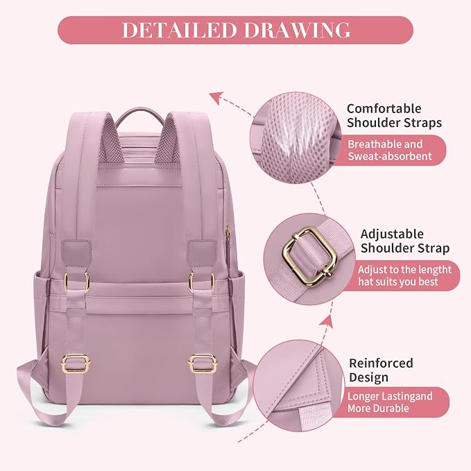GOLF SUPAGS Women Laptop Backpack Casual Daypack - Image 3