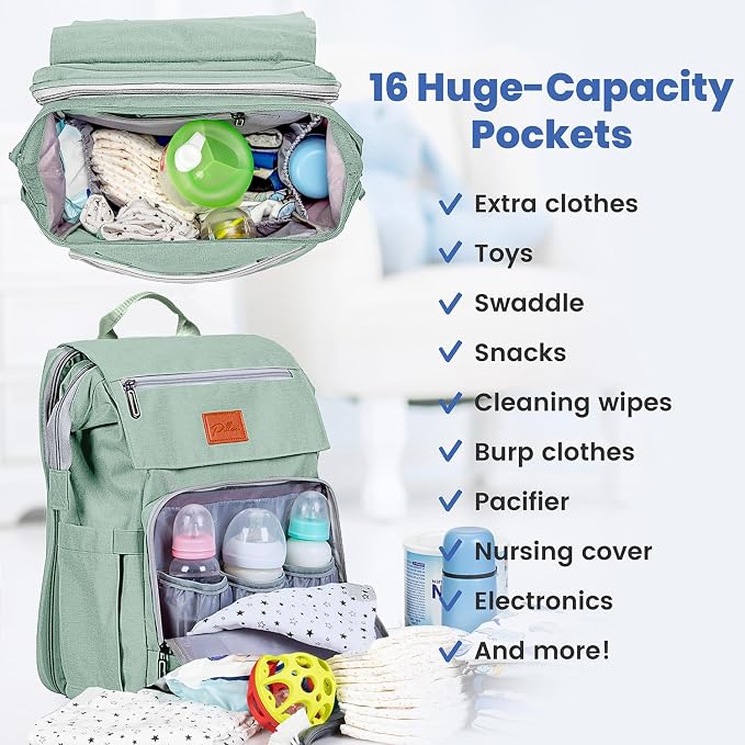 PILLANI Baby Diaper Bag Backpack - Image 2
