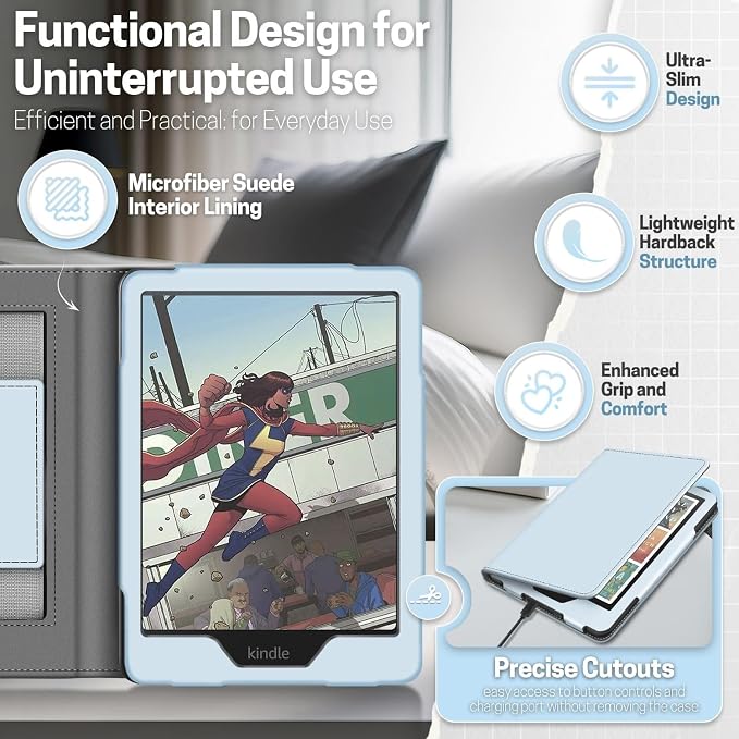 TNP Stand Case for Kindle Paperwhite 12th Generation 2024 / Kindle Colorsoft - Image 9